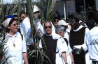 Israel, Jerusalem, procession on Palm Sunday