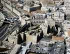 Israel, Jerusalem, aerial view of the Citadel and David