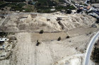 Jericho Tel, aerial view looking east, Israel