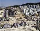 Israel, Galilee, Cana, aerial view of modern settlement