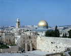 Israel, Jerusalem, the Dome of the Rock and the Western Wall