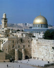 Israel, Jerusalem, the Dome of the Rock and the Western Wall