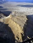 Israel, aerial view of Masada from the south