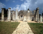 Israel, Baram, exterior of fourth century synagogue