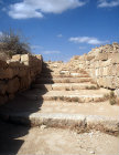 Israel, Shivta, steps near the southern church