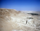 Israel, Qumran, aerial view from the south