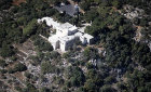 Israel, aerial view of Mount Carmel Monastery