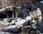 Israel, Jerusalem, ancient tombs in the Hinnom valley