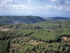 Israel, the Carmel Range, aerial view looking north west