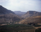 Horns of Hattin from the east, Galilee, Israel