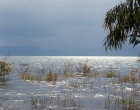 Israel, storm building up on the Sea of Galilee