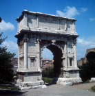 Arch of Titus, circa 82 AD, Roman Forum, Rome, Italy