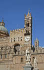 Palermo Cathedral, founded 1185 by Anglo-Norman Archbishp, Gualtiero Offamiglio (Walter of the Mill), Palermo, Sicily, Italy