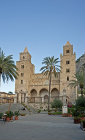 Cefalu Cathedral, built in 1131 by Norman King Roger II of Sicily, Cefalu, Sicily, Italy