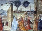 Visitation by Domenico Ghirlandaio, 1485, main chapel of Santa Maria Novella, Florence, Italy