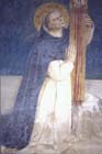 St Dominic, wall painting by Fra Angelico, circa 1442, convent of San Marco, Florence, Italy