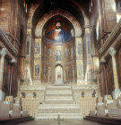 Mosaics in apse of Monreale Cathedral, twelfth century, Sicily, Italy