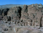 Treasury, aerial photograph, Petra, Jordan