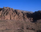 Royal tombs from across Wadi Mataha, Petra, Jordan