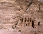 Monastery (El Deir), aerial photograph, Petra, Jordan