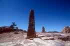 Two obelisks representing Nabataean gods Dushara and Al-Uzza