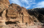 Mughar an-Nasara rock-cut tombs, Petra, Jordan