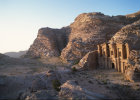 Jordan Petra the Monastery ad-Deir used as hall for memorial feasting 1st century BC-AD