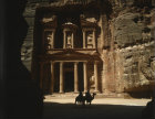Treasury, (Khazneh) carved out of rock by Nabataeans,  first century BC, Petra, Jordan