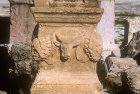 Carved altar in Temple of Zeus, Jerash, Jordan