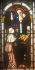 St Brelade as a youth, window of St Brelade, Fisherman