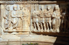 Libya, Sabratha, 2nd century AD, detail of marble relief at stage front