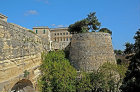 Valletta, land walls, south east of city gate, built by military engineer Francesco Laparelli, Malta