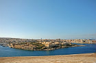 Manoel Island, Fort Manoel, eighteenth century, and Sliema (right background), seen from St Michael