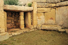 Mnajdra, South Temple, neolithic, interlocking stones and corbelling above, circa 3300-2500 BC, Malta