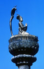 Garuda statue on column, Durbar square, Patan, Nepal