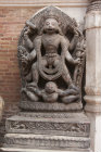 Hanuman, Hindu monkey god, Durbar Square, Lion Gate, Bhaktapur, Nepal