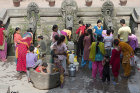 People collecting water, Durbar Square, Bhaktapur, Nepal