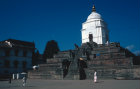 Nepal Bhadgaon Durbar Square Fasidega Temple dedicated to Shiva 17th century