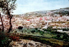 Nazareth seen from east, circa 1906,old postcard, Palestine