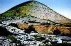 Mount Tabor in Samaria, circa 1910, old postcard, Palestine
