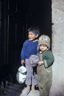Peru, children going for water