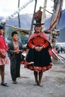 Peru, woman at Calca near Cuzco