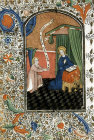 South Africa, National Library of South Africa, Capetown, the Annunciation, from a 14th century Book of Hours