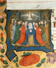South African Library Capetown, Pentecost a 14th century manuscript