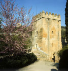 Spain, Granada, the Alhambra 14th century, Torre de Los Picos