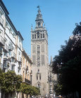 Giralda tower, bell tower of Seville Cathedral, Seville, Spain