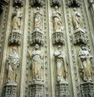 Apostles and saints, west portal, nineteenth century, Seville Cathedral, Spain