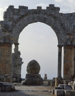 Syria, Qalaat Semaan with pillar of St Simeon