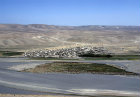 Village on the banks of the River Euphrates, Syria