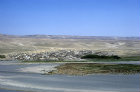 Syria, village on the banks of the River Euphrates at Jebel Khalid